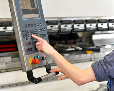 Handling industry machine // Bedienung Industriemaschine CNC ges